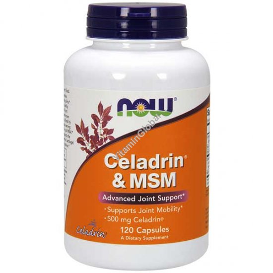 Celadrin & MSM 500 mg 120 capsules - NOW Foods