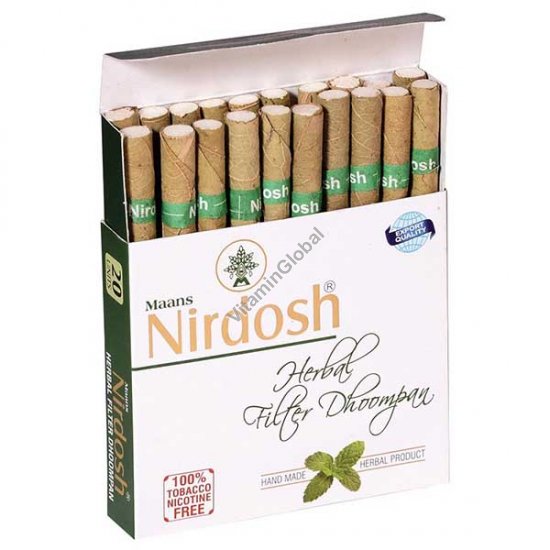 Herbal cigarettes nicotine & tobacco free 20 Cigarettes - Nirdosh