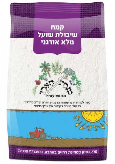 Organic Whole Grain Oat Flour 1kg - Minhat Haaretz