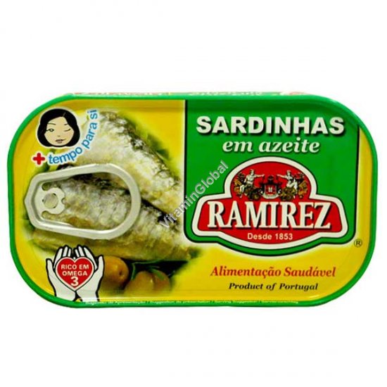Portuguese Sardines in Olive Oil 125g (4.4 oz.) - Ramirez