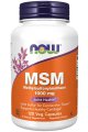 MSM Methylsulfonylmethane 1000 mg Joint Health 120 Veg capsules - Now Foods