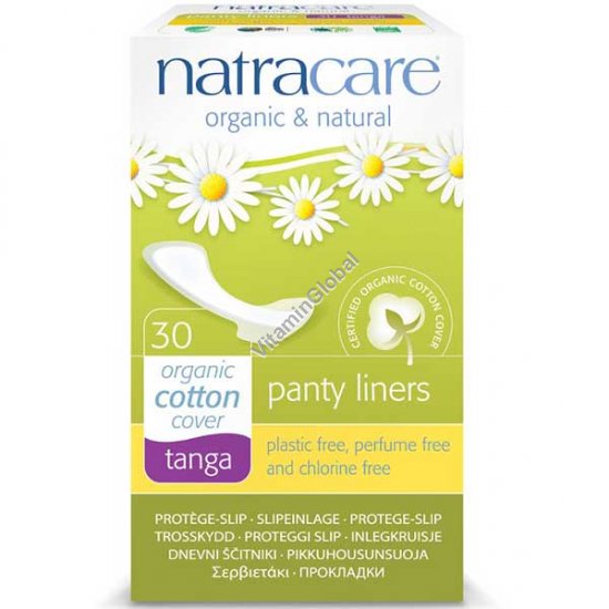 Natural Tanga Panty Liners 30 Count - Natracare