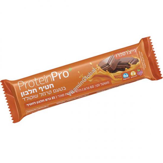 ProteinPro - Protein Bar Caramel & Chocolate Flavor 60g - Nature\'s Pro