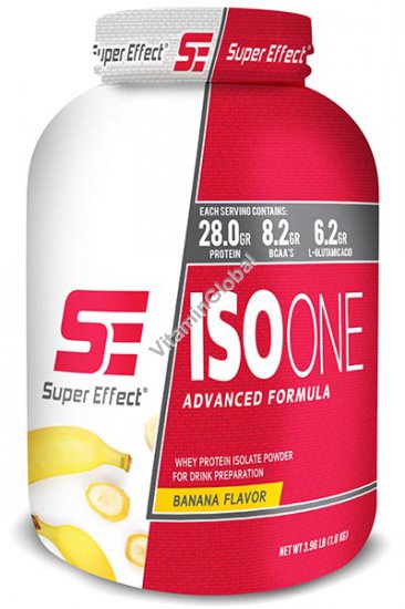 Whey Protein Isolate ISO One Banana Flavor 1.8kg -Super Effect