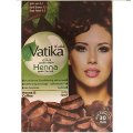 Henna Hair Color, Dark Brown 4.5, 60g (6 sachets of 10g each) - Vatika