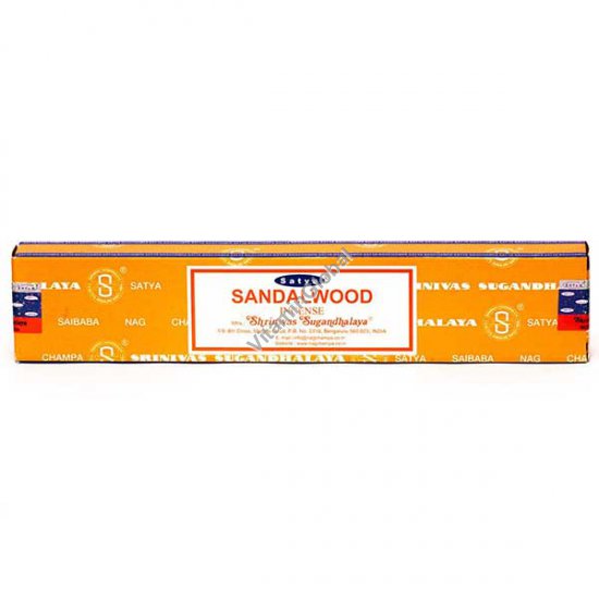 Sandalwood Hand-Rolled Incense Sticks 15g - Satya