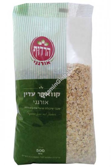 Organic Fine Oat Flakes 500g - Harduf