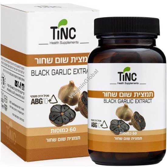 Black Garlic Extract 250 mg, Badatz Kosher Certified, 60 capsules - Tinc