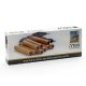 Organic Whole Wheat Wafer Rolls with Carob Cream Filling 100g - HaSade