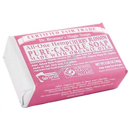 Dr. Bronner's Pure-Castile Bar Soap, All-One Hemp Almond - 5 oz