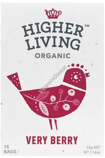Organic Very Berry Infusion 15 teabags - Higher Living
