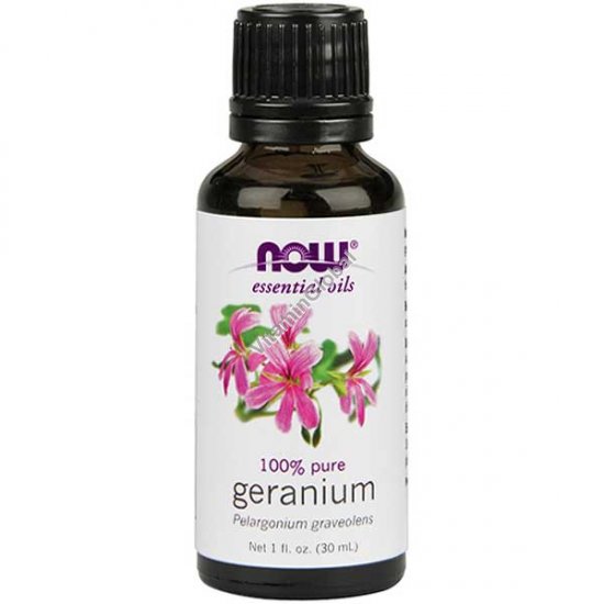 Geranium Oil 30ml (1 fl oz) - Now Essential Oils