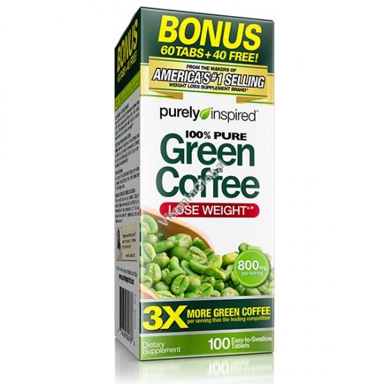 Green Coffee Extract 100 tablets - Purely Inspired
