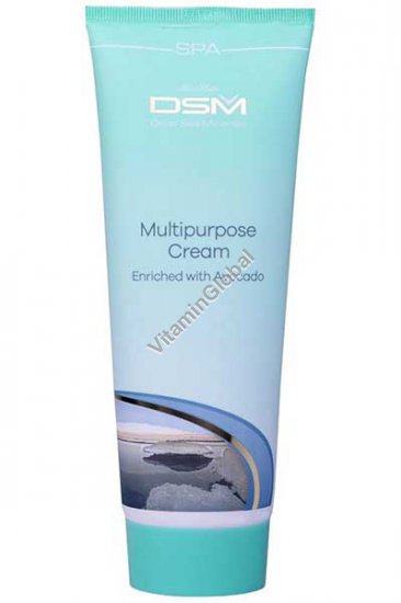 Multipurpose Cream enriched with Avocado 250 ml (8.5 fl. oz.) - Mon Platin Dead Sea Minerals