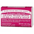 Hemp Rose Pure Castile Soap 140g (5 US OZ) - Dr. Bronner