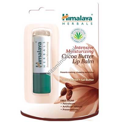 Intensive Moisturizing Cocoa Butter Lip Balm 4.5g - Himalaya Herbals