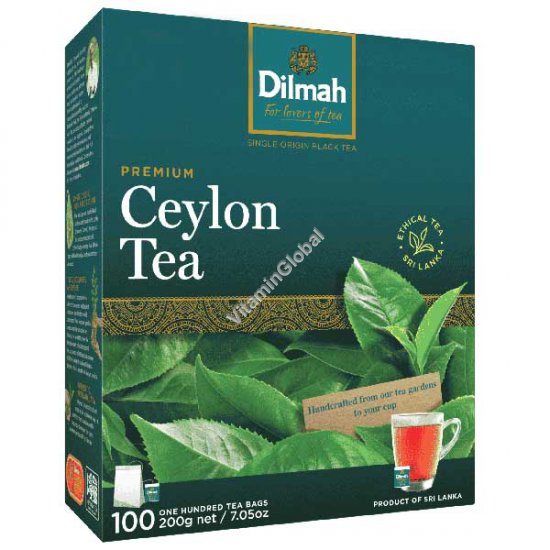 Premium Ceylon Black Tea 100 tea bags - Dilmah