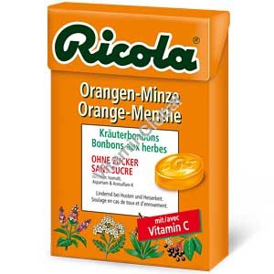 Sugar Free Orange Mint Lozenges 50g - Ricola