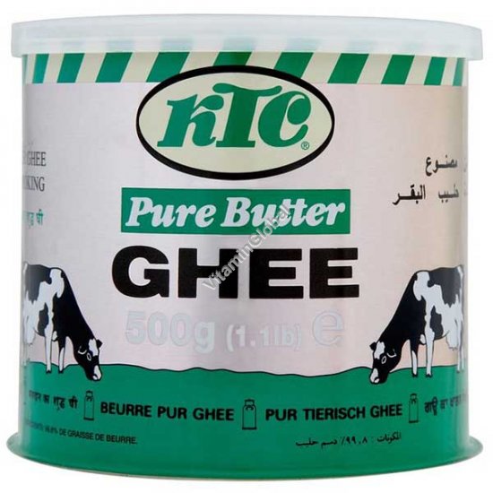 Pure Butter Ghee 500g (1.1 lb) - KTC