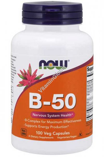 B-50 Complex 100 capsules - NOW Foods