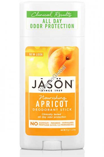 Nourishing Apricot Deodorant Stick 71g (2.5 oz) - Jason