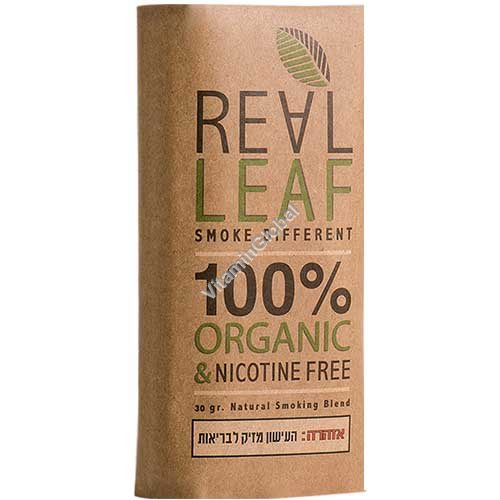 Natural & Nicotine Free Herbal Smoking Blend 30g - Real Leaf