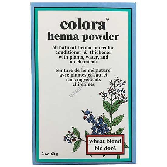 Henna Powder Wheat Blonde 60g (2 oz.) - Colora