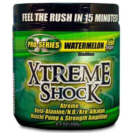 Xtreme Shock Pre-Workout Formula, Watemelon 250g - Ansi
