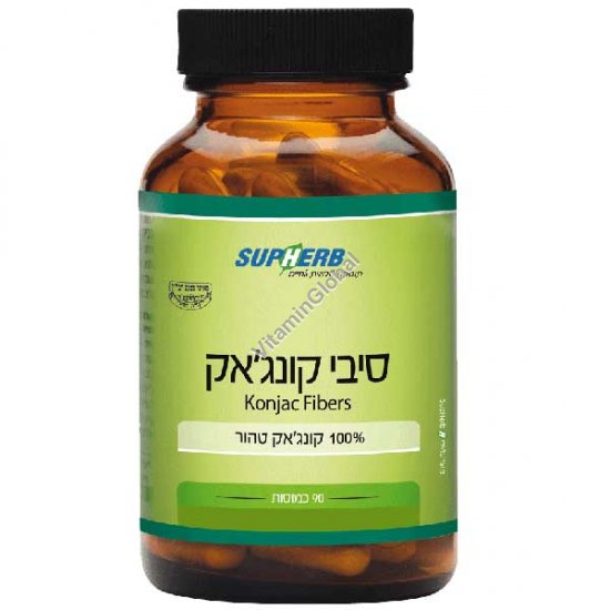 Kosher L\'Mehadrin Konjac Fibers 90 capsules - SupHerb