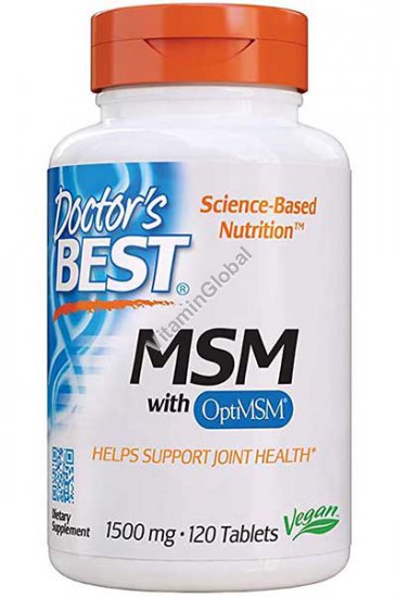 Best MSM 1500 mg 120 tablets - Doctor\'s Best