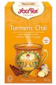 Turmeric Chai - Organic Ayurvedic Blend with Turmeric, Cinnamon, Ginger 17 teabags - Yogi Tea