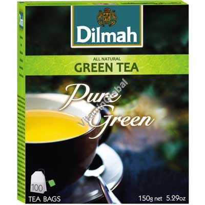 Pure Green Tea 100 tea bags - Dilmah