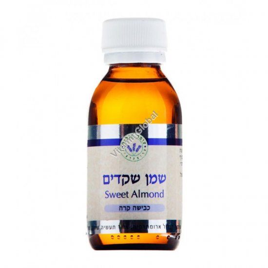 Cold Pressed Sweet Almond Oil 100 ml - Omer HaGalil