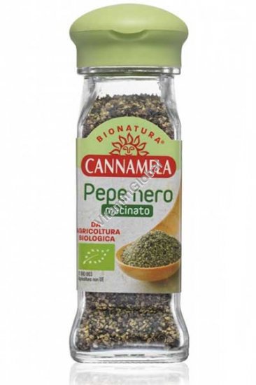 Organic Ground Black Pepper 50g - Cannamela