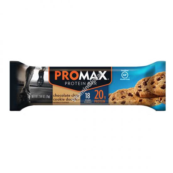 Protein Bar Chocolate Chip Cookie Dough 75g (2.64 OZ) - Promax