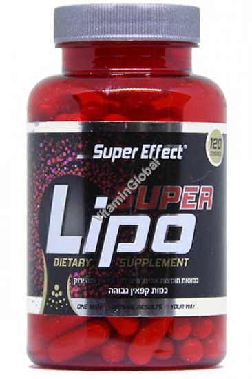 Super Lipo Kosher Fat Burner 120 capsules - Super Effect