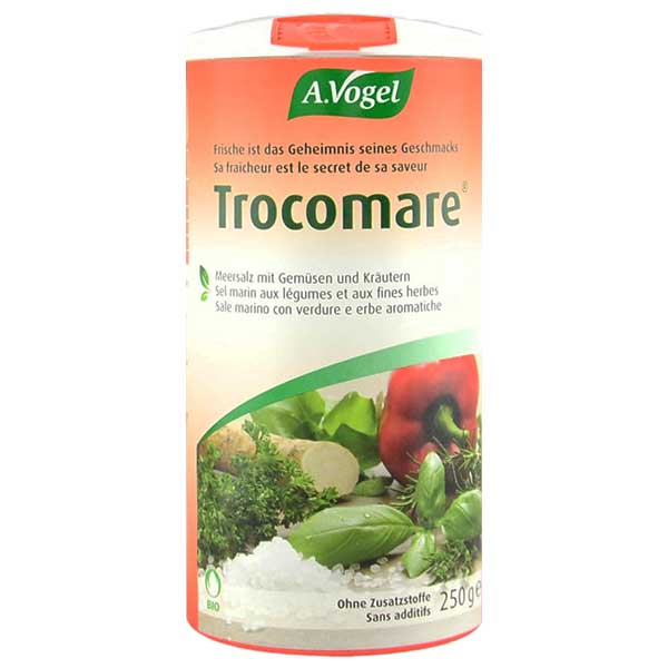 Trocomare Organic Spicy Seasoned Sea Salt 250g - A.Vogel